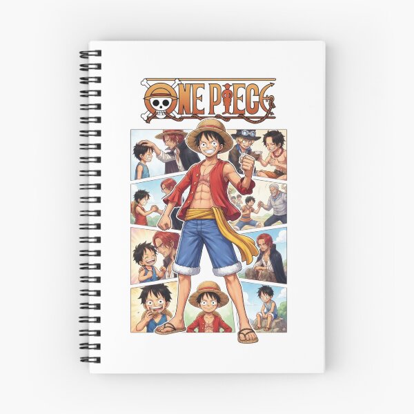 Item preview, Monkey D. Luffy Memories One Piece Pirate Collage designed and sold by FreakToons.