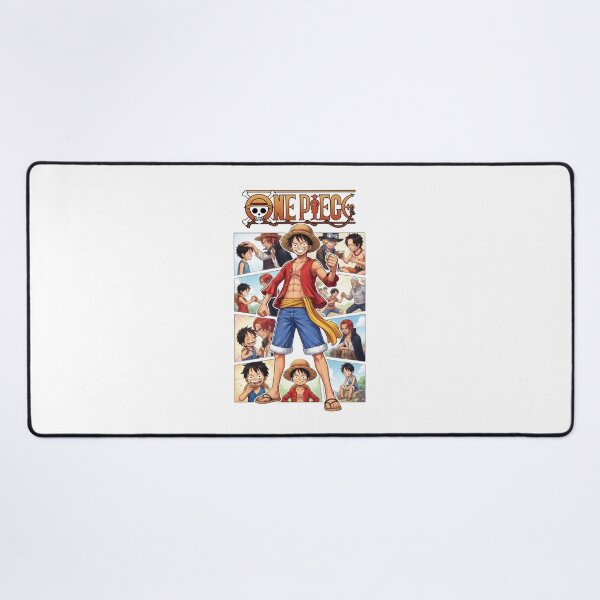 Item preview, Monkey D. Luffy Memories One Piece Pirate Collage designed and sold by FreakToons.