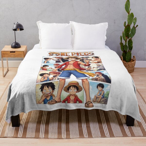 Item preview, Monkey D. Luffy Memories One Piece Pirate Collage designed and sold by FreakToons.