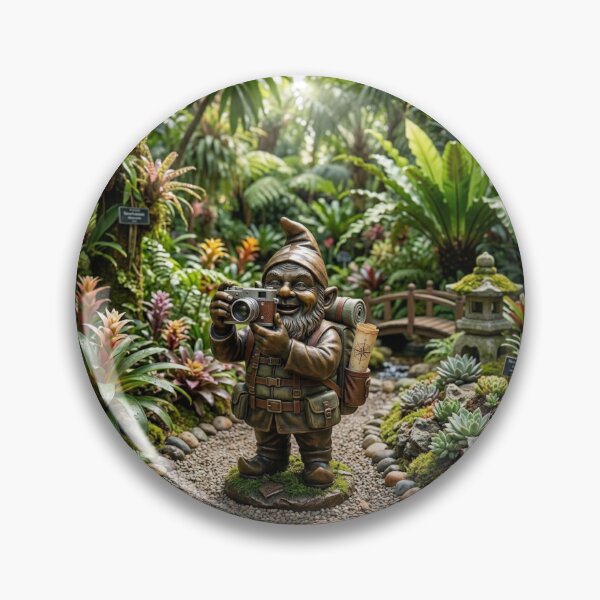 Item preview, Gnome Safari Art Print – Safari Lover Gift, Poland Travel Decor designed and sold by Purrfecta.