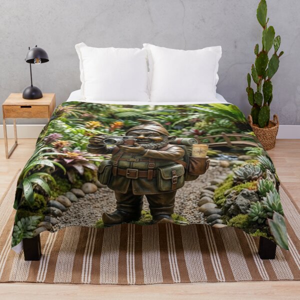Item preview, Gnome Safari Art Print – Safari Lover Gift, Poland Travel Decor designed and sold by Purrfecta.