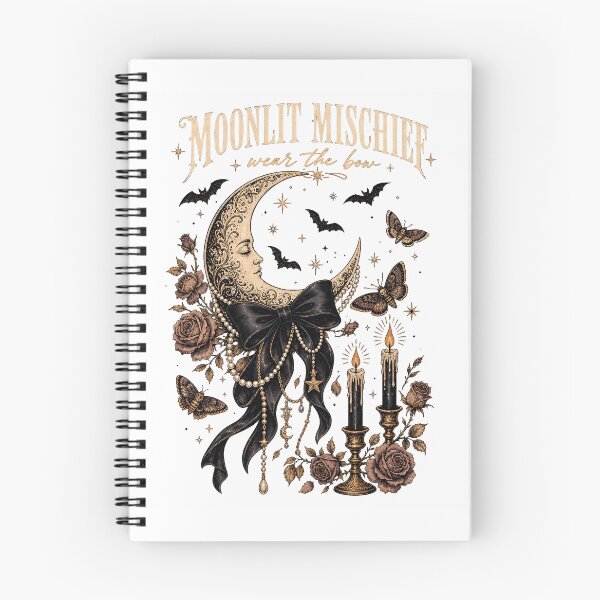 Item preview,  Moonlit Mischief – Coquette Gothic Halloween Moon designed and sold by JoyfullyOffbeat.