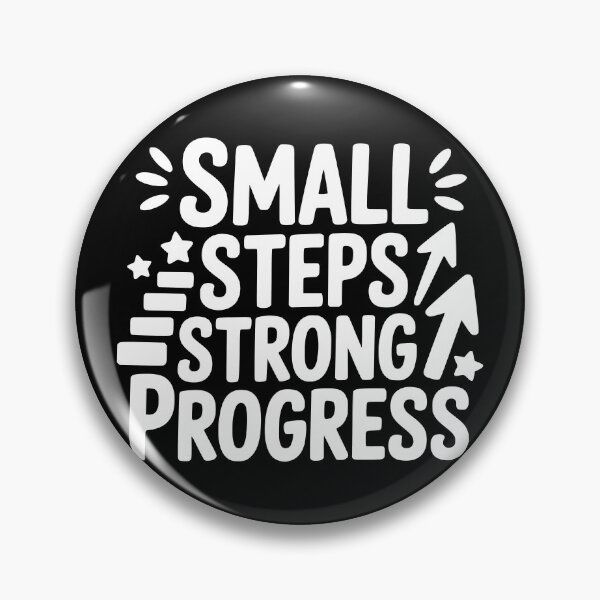 Item preview, Small Steps Strong Progress designed and sold by theartfulaspie.