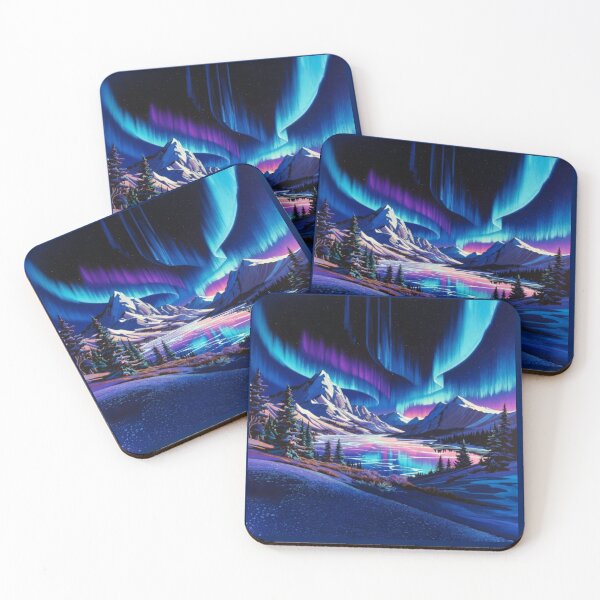 Item preview, Cosmic Aurora Mountain Lake  designed and sold by Nexus Space.