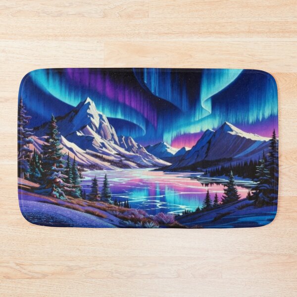 Item preview, Cosmic Aurora Mountain Lake  designed and sold by Nexus Space.