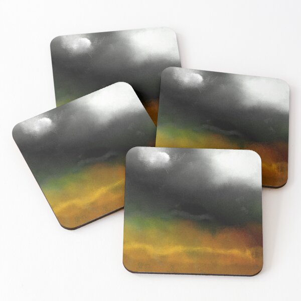 Item preview, Electric Silence - Stormy Abstract Landscape designed and sold by photossmirnov.