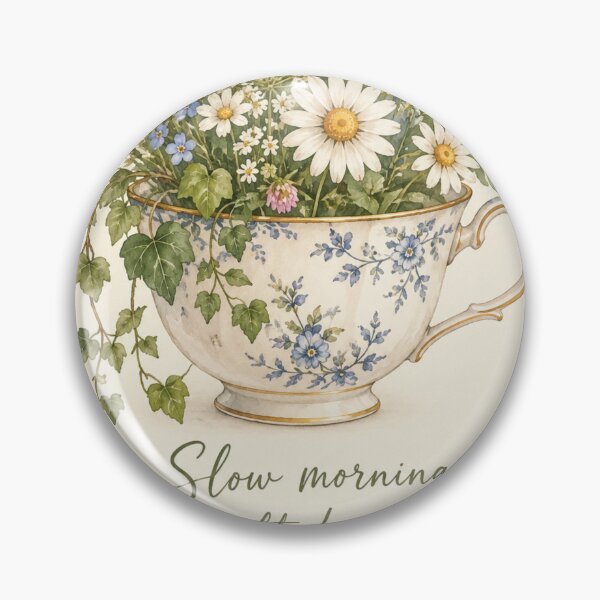 Item preview, Slow Mornings Soft Hearts designed and sold by Willow Sky.