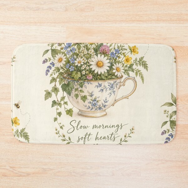 Item preview, Slow Mornings Soft Hearts designed and sold by Willow Sky.