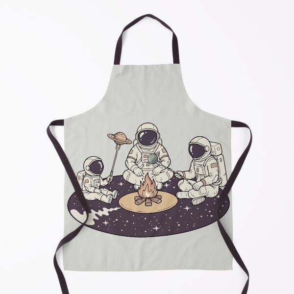 Item preview, Astronauts Roasting Planets Campfire Cosmic Space Art designed and sold by Amir Faysal.