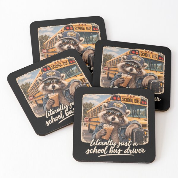 Item preview, School Bus Driver Raccoon Shirt, Funny School Transportation Tshirt, Appreciation Gifts, School Staff Tee Back To School designed and sold by greatmar1.