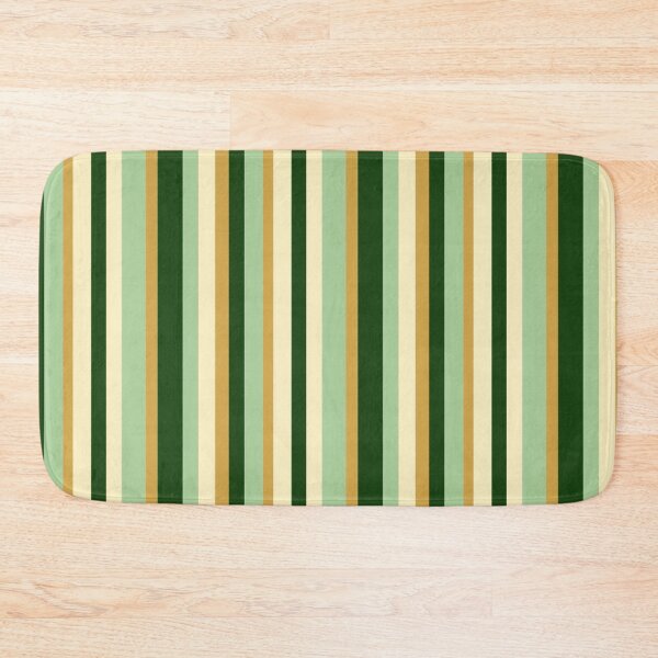 Item preview, Green Gold Stripe Lux Holiday Decor Palm Springs December Color  designed and sold by Licorice Moon.