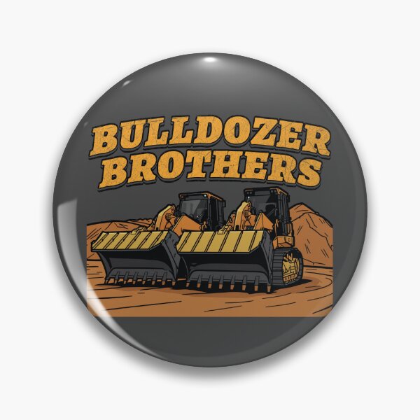 Item preview, Bulldozer Brothers Funny Heavy Equipment Design designed and sold by Operator Style Wear.