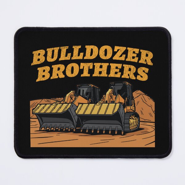 Item preview, Bulldozer Brothers Funny Heavy Equipment Design designed and sold by Operator Style Wear.
