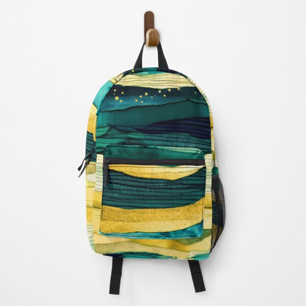 Item preview, Modern Seafoam Green, Aqua, And Yellow Line Pattern designed and sold by DEC02.