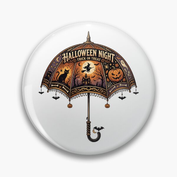 Artikelvorschau, Spooky umbrella - Halloween night - Trick or treat entworfen und verkauft von ParadoxParadox.
