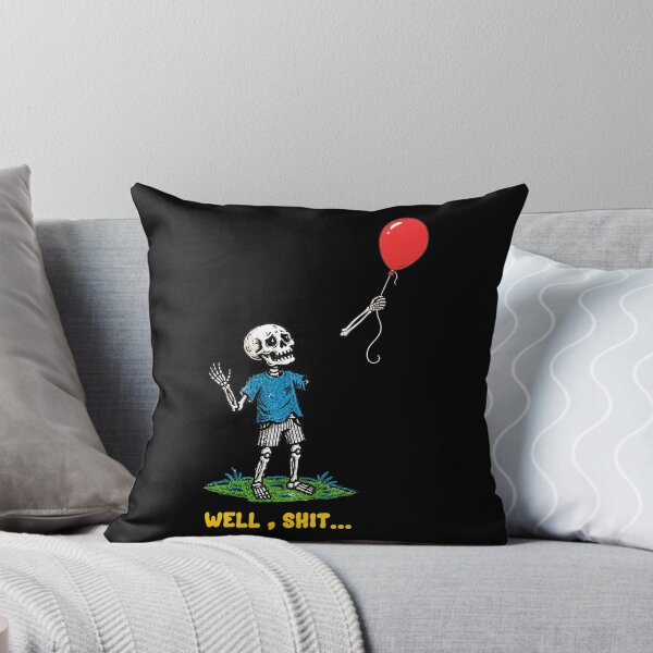 Item preview, Well Shit Skeleton Lost Balloon designed and sold by TeeARTHY.