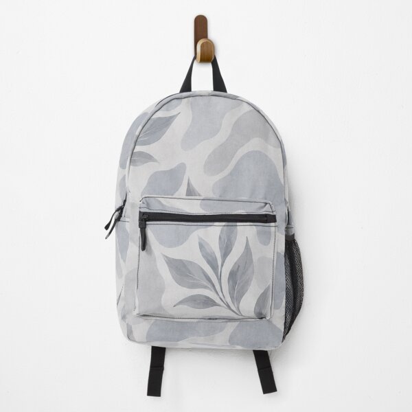 Item preview, Blue Grey Botanical Abstract – Soft Cloud & Leaf Pattern designed and sold by HO•Designs.