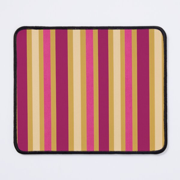 Item preview, Bright Merry Christmas Fuchsia Gold Stripe Pattern Striped Home Decor designed and sold by Licorice Moon.