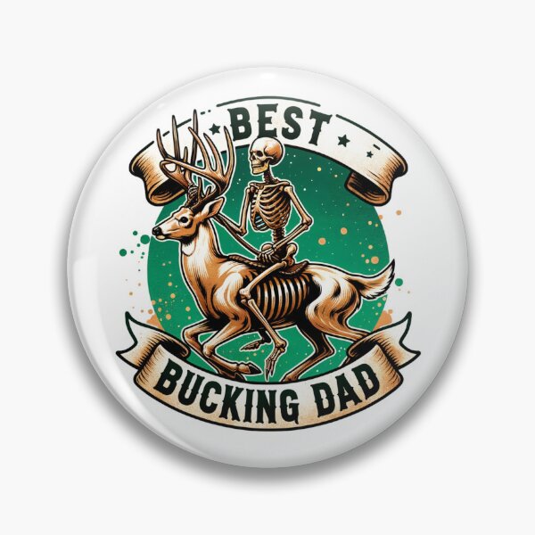 Aperçu de l'œuvre Best Bucking Dad Hunter Father Deer Hunting Gift créée et vendue par Polaris Bear.