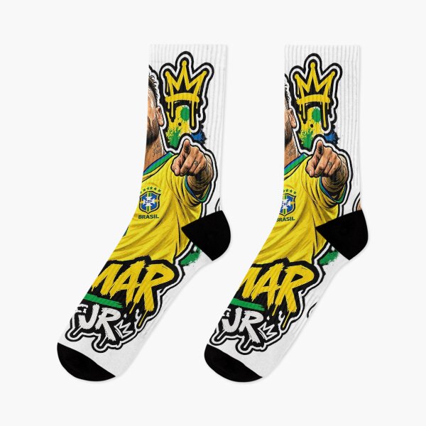 Aperçu de l'œuvre Neymar Jr Brazil Football Soccer Barcelona Psg World Cup Sports Brasil créée et vendue par DUMEJE.