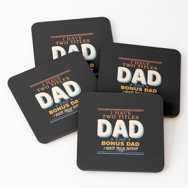 Item preview, I Have Two Titles Dad And Bonus Dad I Rock Them Both designed and sold by designstoriesMK.
