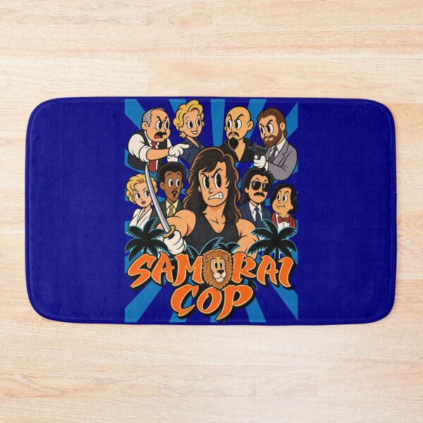 Item preview, Samurai Cop Cartoon Parody T-Shirt | Retro Cult Movie Police Action Design designed and sold by Preston Meyers Designs.