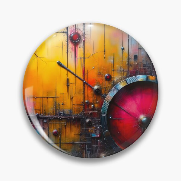 Item preview, Chromatic Resonance - Symphony of Industrial Dreams and Digital Awakening designed and sold by nyesart.