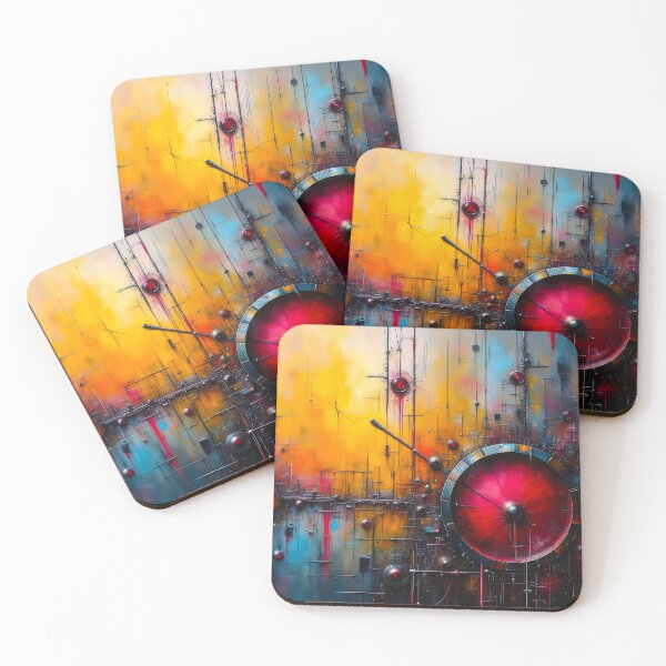 Item preview, Chromatic Resonance - Symphony of Industrial Dreams and Digital Awakening designed and sold by nyesart.
