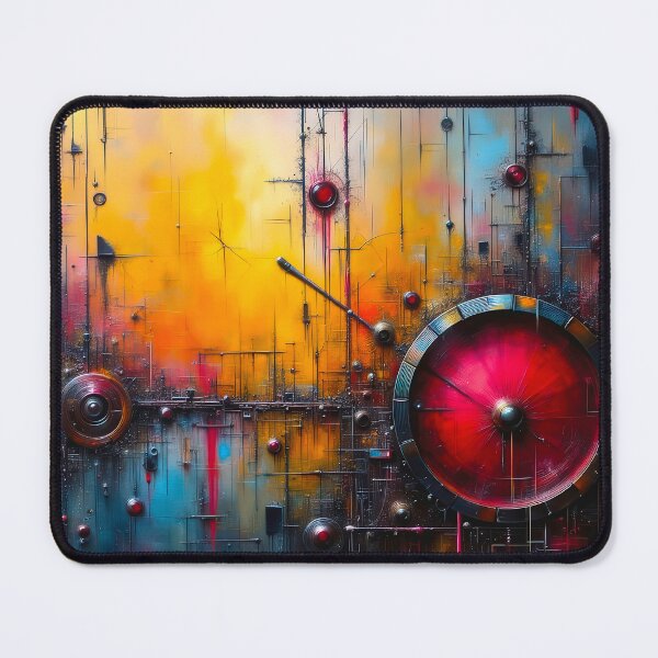 Item preview, Chromatic Resonance - Symphony of Industrial Dreams and Digital Awakening designed and sold by nyesart.