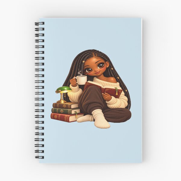 Item preview, Black Woman Book Lover Coffee Reader designed and sold by POD DYNASTY | Original Print On Demand T-Shirt Graphics.