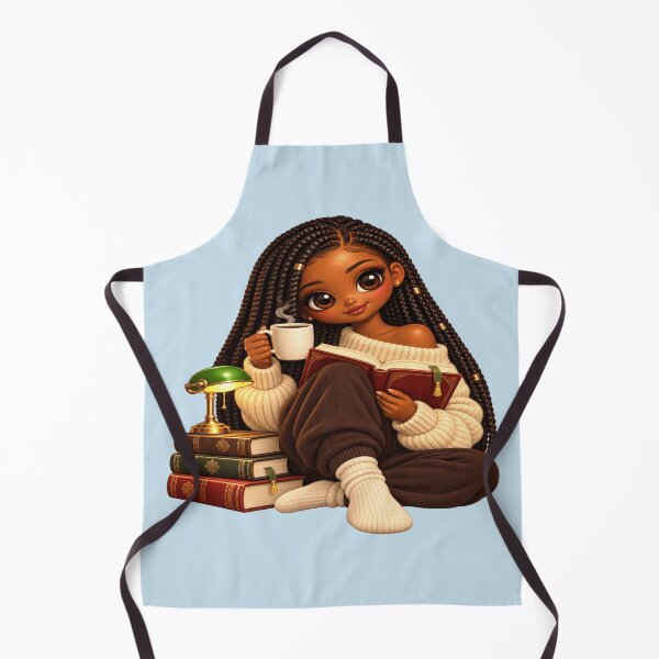 Item preview, Black Woman Book Lover Coffee Reader designed and sold by POD DYNASTY | Original Print On Demand T-Shirt Graphics.