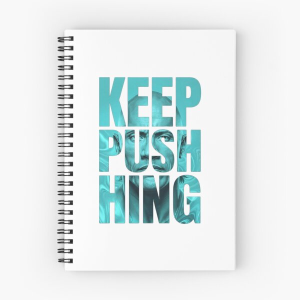 Item preview, KEEP PUSHING Amalgamation Typography  designed and sold by Imaginarium of Chaos falcon88 .