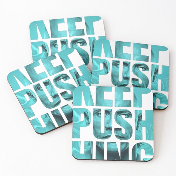 Item preview, KEEP PUSHING Amalgamation Typography  designed and sold by Imaginarium of Chaos falcon88 .