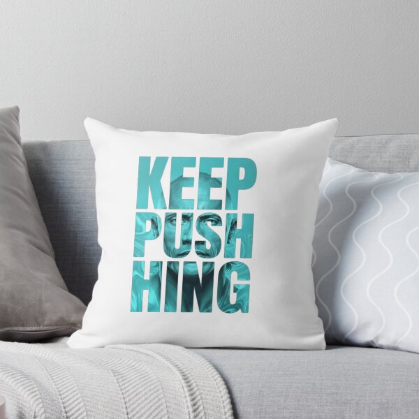 Item preview, KEEP PUSHING Amalgamation Typography  designed and sold by Imaginarium of Chaos falcon88 .