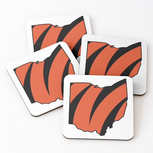 Item preview, Ohio State NFL Cincinnati Bengals Football Tiger Stripes  designed and sold by Space Ghettos.