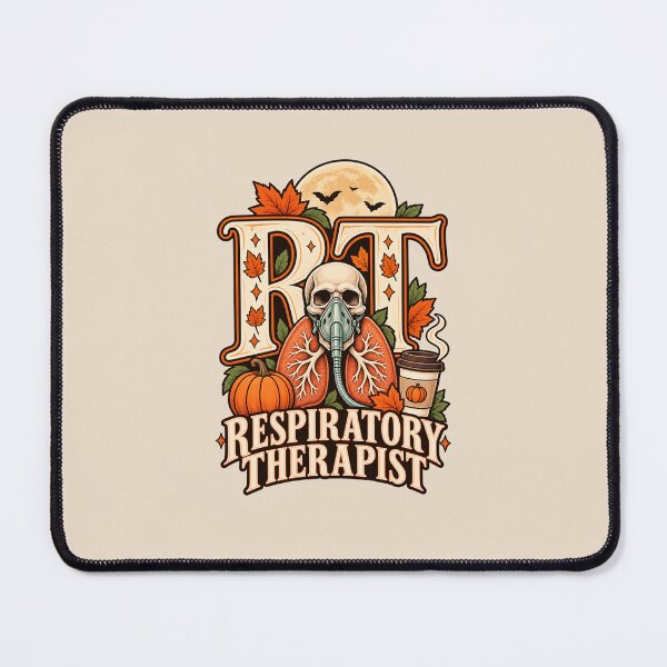 Item preview, Autumn RT Skull Respiratory Therapist Halloween designed and sold by ClinicalHubs.