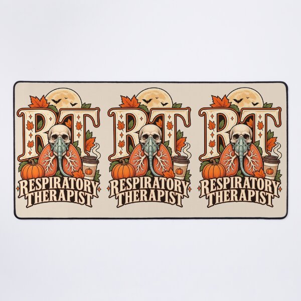 Item preview, Autumn RT Skull Respiratory Therapist Halloween designed and sold by ClinicalHubs.