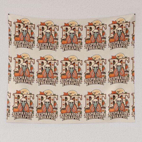 Item preview, Autumn RT Skull Respiratory Therapist Halloween designed and sold by ClinicalHubs.