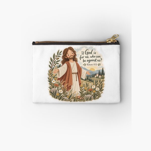 Item preview, If God Is for Us Watercolor Jesus designed and sold by Vivalavidashop.