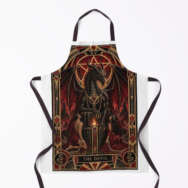 Item preview, The devil tarot card as a dragon designed and sold by saranagliccuris.