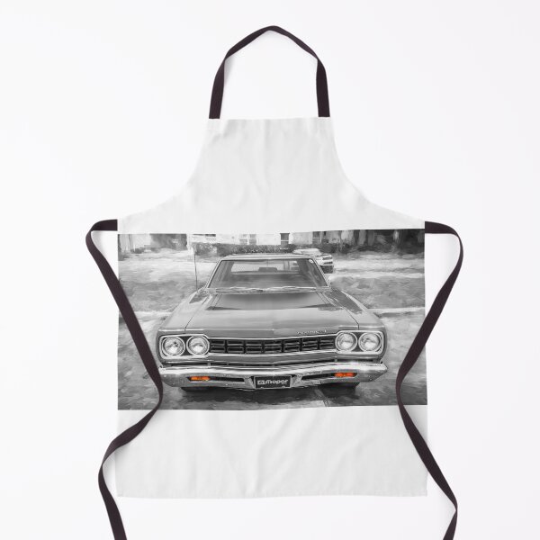 Item preview, 1968 Red Plymouth Satellite Sports Coupe Road Runner Muscle Car Art  designed and sold by RichFrancoCars.