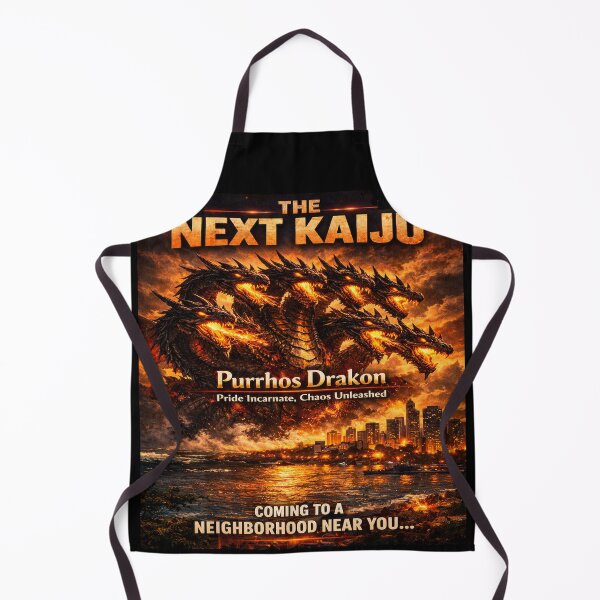 Item preview, The Next Kaiju - Purrhos Drakon - Chaos Unleashed designed and sold by 5PalmsCreative.