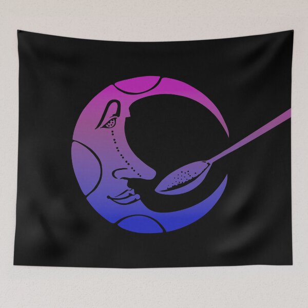 Item preview, MOON AND SPOON. STUDIO 54.PINK/BLUE. designed and sold by 5hertz.