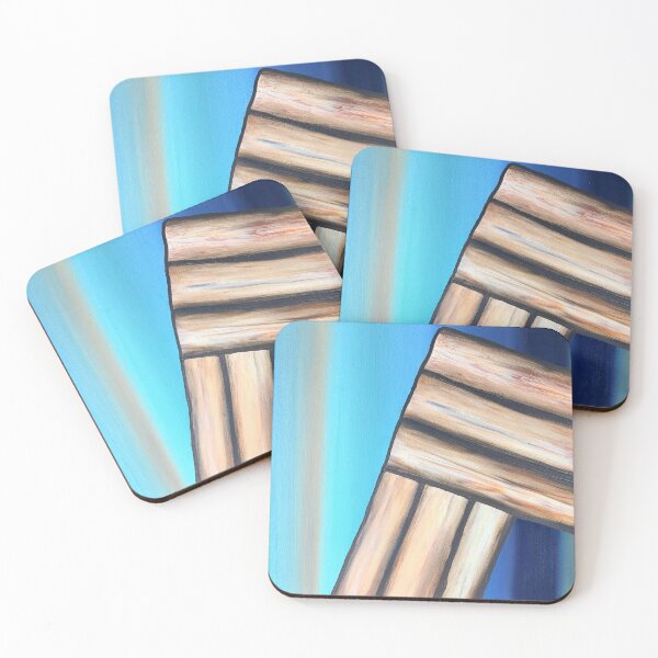 Item preview, Weathered Textured Wood on Blue Background designed and sold by Art-by-Cucullu.