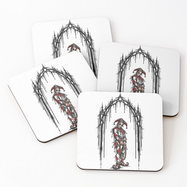 Item preview, Lonely Jester Beneath Gothic Gateway designed and sold by Qenlo.