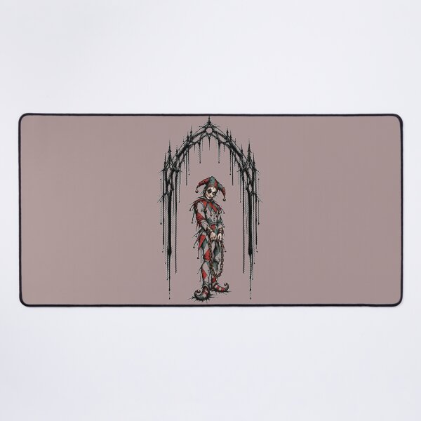Item preview, Lonely Jester Beneath Gothic Gateway designed and sold by Qenlo.