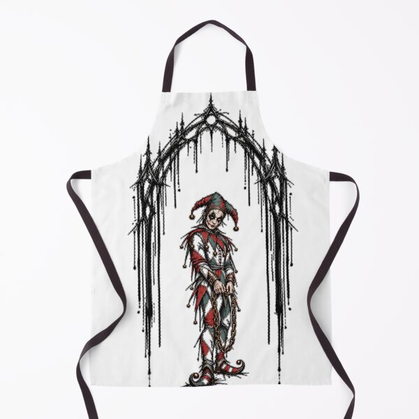 Item preview, Lonely Jester Beneath Gothic Gateway designed and sold by Qenlo.