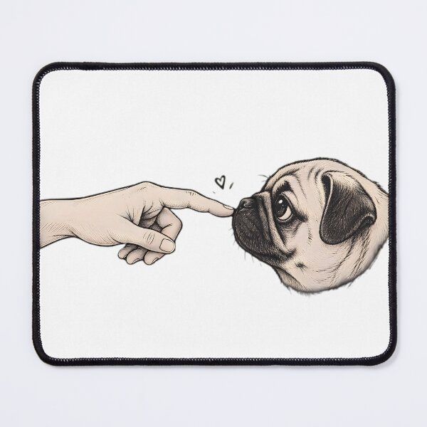 Item preview, Friends Forever Pug designed and sold by Petsthetic.