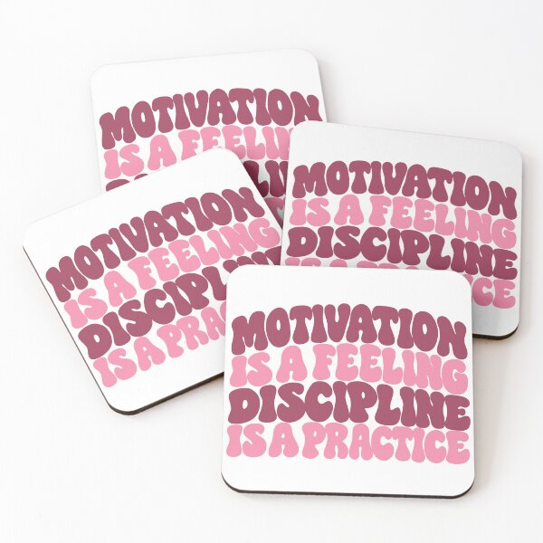 Item preview, Motivation is a feeling. Discipline is a practice designed and sold by MSBCreatesUK.
