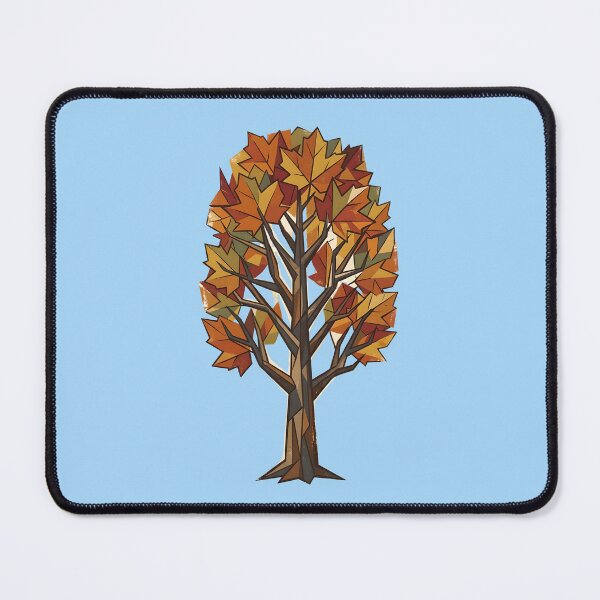 Item preview, Autumn maple tree - Just for nature & cubism lovers designed and sold by ParadoxParadox.
